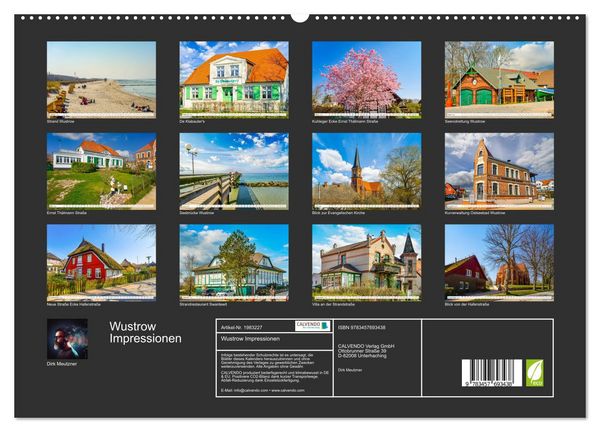 Produktbild: Wustrow Impressionen (hochwertiger Premium Wandkalender 2026 DIN A2 quer), Kunstdruck in Hochglanz