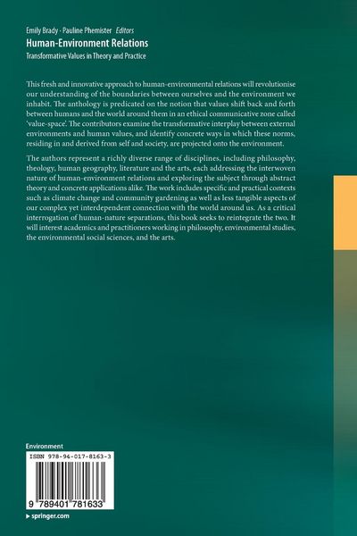 Produktbild: Human-Environment Relations