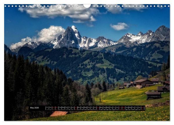 Produktbild: Landscapes of Swiss Alps (Wall Calendar 2026 DIN A3 landscape), CALVENDO 12 Month Wall Calendar