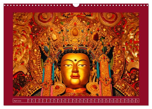 Produktbild: Buddhas & Bhodisattvas (Wandkalender 2026 DIN A3 quer), CALVENDO Monatskalender