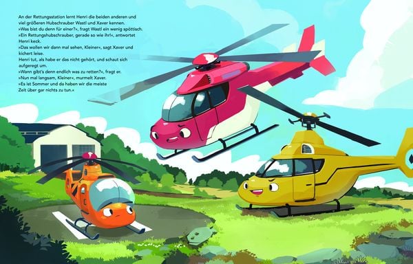 Produktbild: Hugo Hubschrauber &ndash; Kleiner Motor, gro&szlig;er Mut