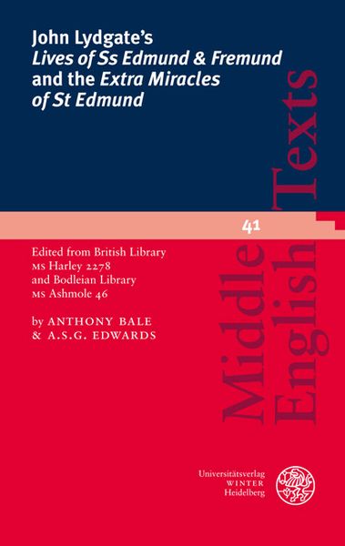 Produktbild: John Lydgate&acute;s 'Lives of Ss Edmund & Fremund' and the 'Extra Miracles of St Edmund'