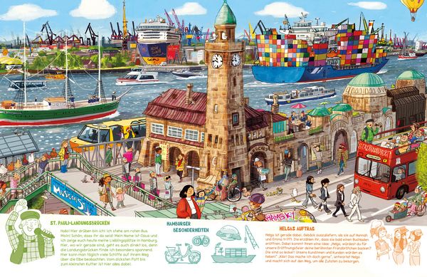 Produktbild: Hamburg Wimmelbuch