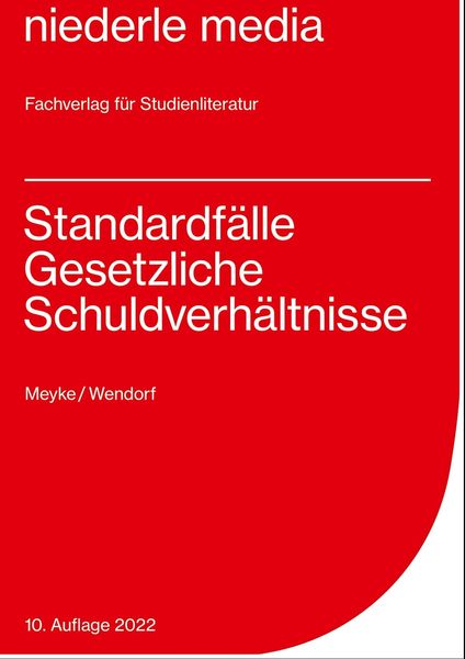 Produktbild: Standardf&auml;lle Gesetzliche Schuldverh&auml;ltnisse - 2022