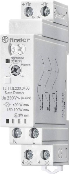 Finder Dimmer für Hutschiene 1 St. 15.11.8.230.0400 Betriebsspannung:230 V/AC