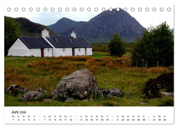 Produktbild: Western Highlands - Schottland (Tischkalender 2026 DIN A5 quer), CALVENDO Monatskalender
