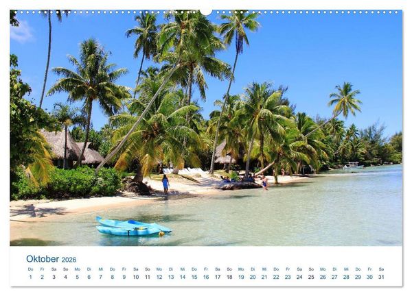 Produktbild: S&uuml;dsee-Insel Mo'orea (Wandkalender 2026 DIN A2 quer), CALVENDO Monatskalender