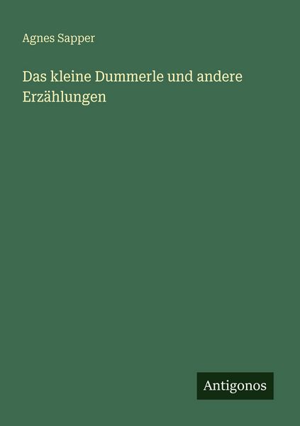 Produktbild: Das kleine Dummerle und andere Erz&auml;hlungen