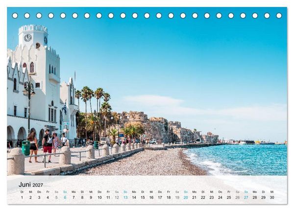 Produktbild: Insel Kos - Badeparadies der S&uuml;d&auml;g&auml;is (Tischkalender 2027 DIN A5 quer), CALVENDO Monatskalender