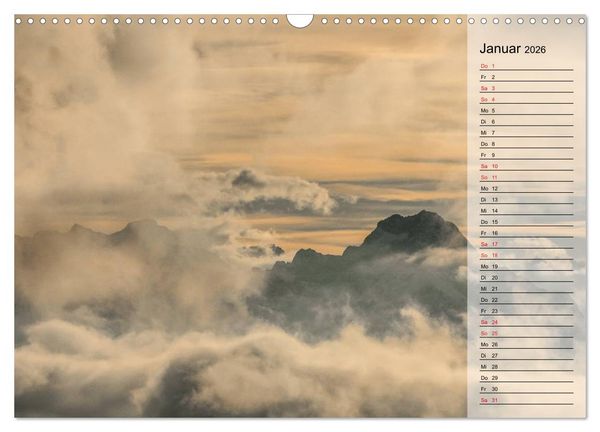 Produktbild: Das Oberstdorfer Allg&auml;u (Wandkalender 2026 DIN A3 quer), CALVENDO Monatskalender