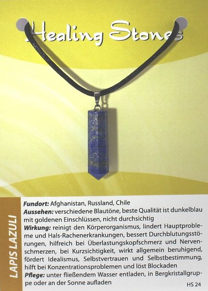 Produktbild: Lapis Lazuli Healing Stones Maxicard