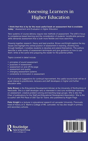 Produktbild: Assessing Learners in Higher Education