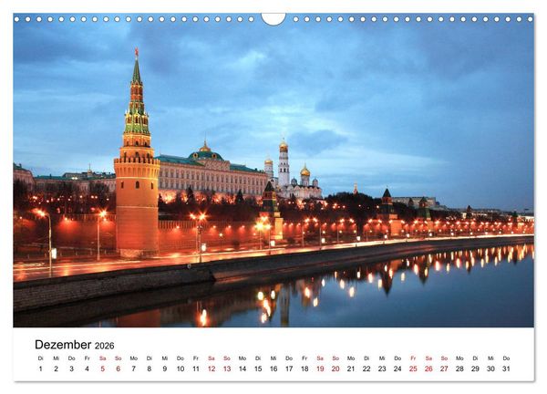 Produktbild: Goldenes Russland (Wandkalender 2026 DIN A3 quer), CALVENDO Monatskalender