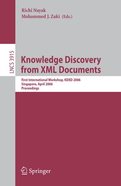 Produktbild: Knowledge Discovery from XML Documents