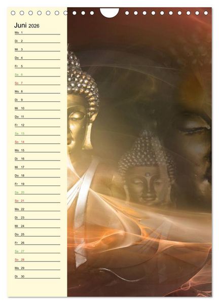Produktbild: Buddha (Wandkalender 2026 DIN A4 hoch), CALVENDO Monatskalender