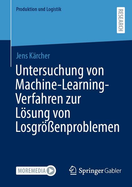 Produktbild: Untersuchung von Machine-Learning-Verfahren zur L&ouml;sung von Losgr&ouml;&szlig;enproblemen