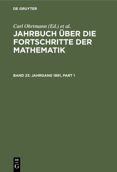 Produktbild: Jahrgang 1891
