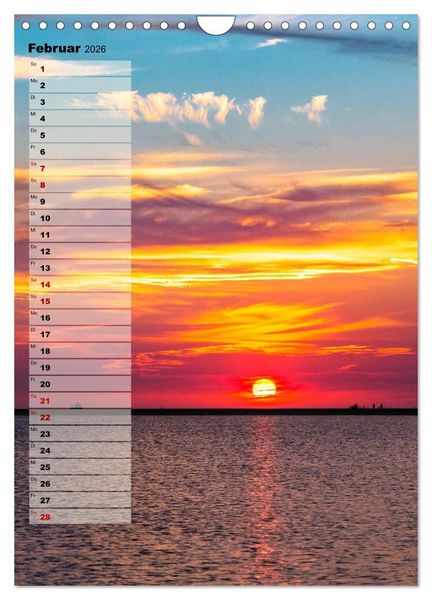 Produktbild: An der See Geburtstagsplaner (Wandkalender 2026 DIN A4 hoch), CALVENDO Monatskalender