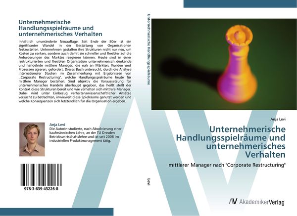 Produktbild: Unternehmerische Handlungsspielr&auml;ume und unternehmerisches Verhalten