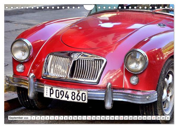 Produktbild: MGA Roadster - Filmstar auf R&auml;dern (Wandkalender 2026 DIN A4 quer), CALVENDO Monatskalender