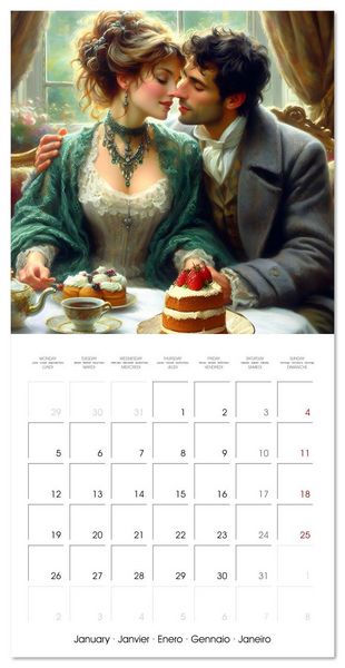 Produktbild: Teatime for two (Wall Calendar 2026 12 &times; 12 Inch) CALVENDO 12 Month Wall Calendar