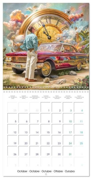 Produktbild: Surreal worlds - Moments of flowing time (Wall Calendar 2026 12 &times; 12 Inch) CALVENDO 12 Month Wall Calendar