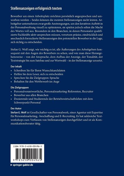 Produktbild: Stellenanzeigen erfolgreich texten