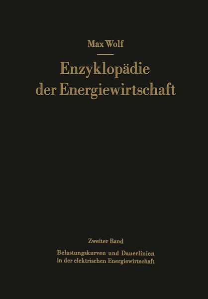 Produktbild: Belastungskurven und Dauerlinien in der elektrischen Energiewirtschaft