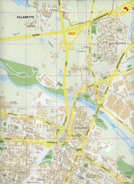 Produktbild: LAC Stadtplan Torino 1:16 000