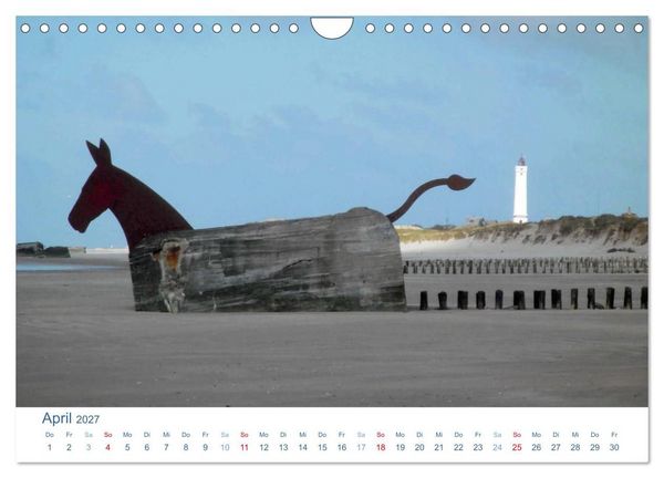 Produktbild: Bl&aring;vand 2027 (Blavand). Impressionen von D&auml;nemarks Nordseek&uuml;ste (Wandkalender 2027 DIN A4 quer), CALVENDO Monatskalender