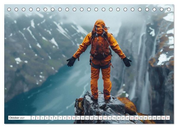 Produktbild: Action pur - atemberaubende Hobbys (Tischkalender 2027 DIN A5 quer), CALVENDO Monatskalender