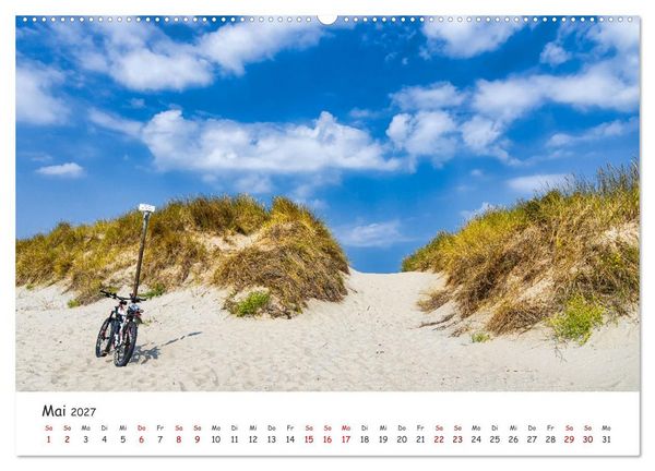 Produktbild: Sehnsuchtinsel Langeoog (hochwertiger Premium Wandkalender 2027 DIN A2 quer), Kunstdruck in Hochglanz