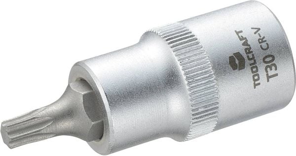 TOOLCRAFT 816165 Innen-Sechsrund (TX) Steckschlüssel-Bit-Einsatz T 30 1/2' (12.5 mm)