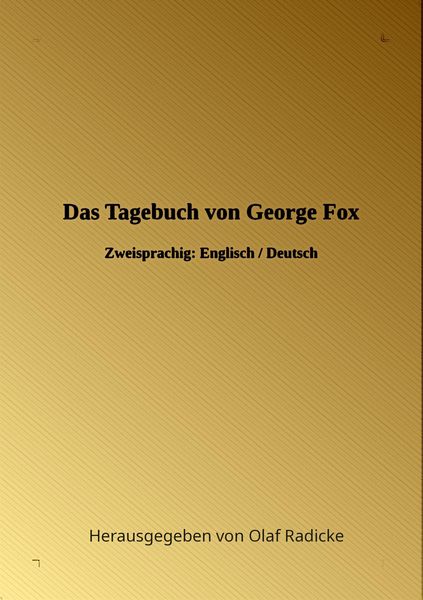 Produktbild: Das Tagebuch von George Fox