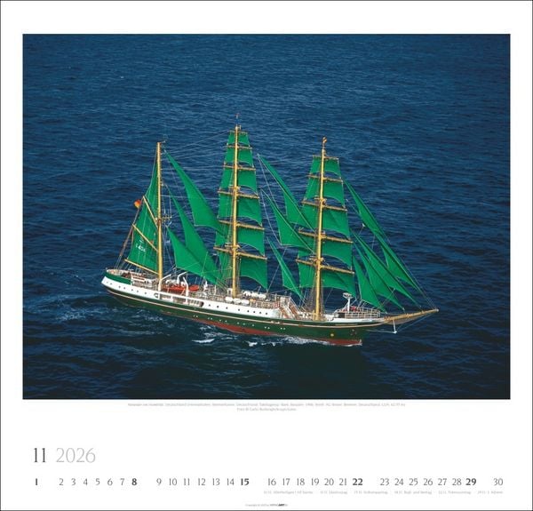 Produktbild: Tall Ships Kalender 2026