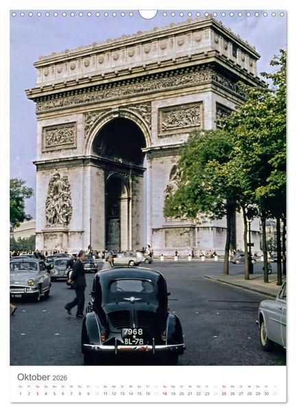 Produktbild: Paris, damals ... (Wandkalender 2026 DIN A3 hoch), CALVENDO Monatskalender