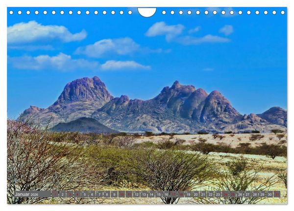 Produktbild: Namibia &ndash; Faszination Damaraland und Spitzkoppe (Wandkalender 2026 DIN A4 quer), CALVENDO Monatskalender