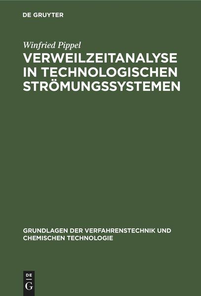 Produktbild: Verweilzeitanalyse in technologischen Str&ouml;mungssystemen