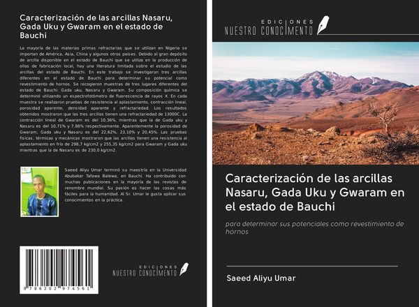 Produktbild: Caracterizaci&oacute;n de las arcillas Nasaru, Gada Uku y Gwaram en el estado de Bauchi