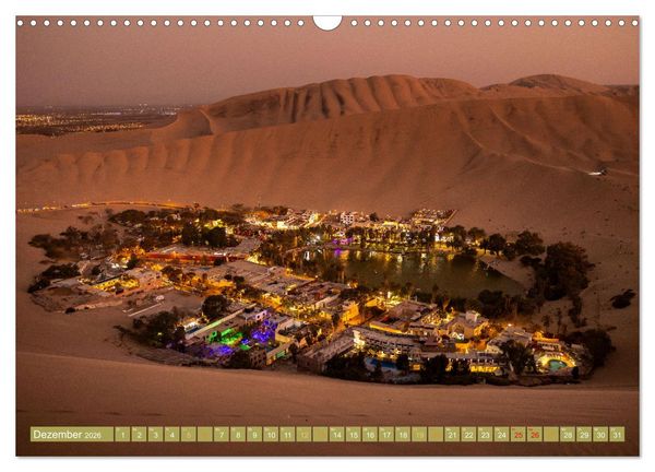 Produktbild: Peru - Bunte Vielfalt von Machu Picchu bis zur Atacama W&uuml;ste (Wandkalender 2026 DIN A3 quer), CALVENDO Monatskalender