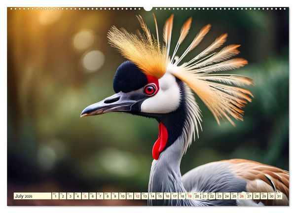 Produktbild: Africa's diverse birdlife (High Quality Premium Wall Calendar 2026 DIN A2 landscape),CALVENDO 12 Month Wall Calendar