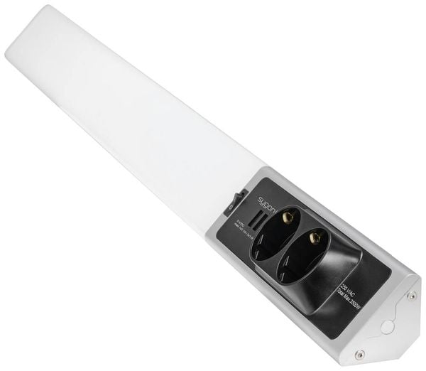 Produktbild: Sygonix LED-Unterbauleuchte SMD LED 18W Neutralwei&szlig; Silber, Wei&szlig;