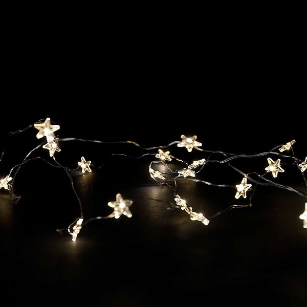 BUTLERS STAR LIGHTS LED-Lichterkette Sterne 50 Lichter mit USB