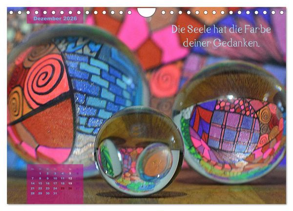 Produktbild: Die Welt in der Kugel (Wandkalender 2026 DIN A4 quer), CALVENDO Monatskalender