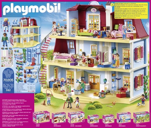 Produktbild: PLAYMOBIL&reg; 70205 Dollhouse Mein Gro&szlig;es Puppenhaus