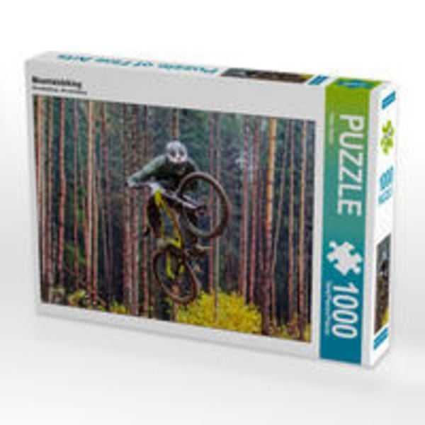 CALVENDO Puzzle Mountainbiking | 1000 Teile Lege-Größe 64x48cm Foto-Puzzle für glückliche Stunden