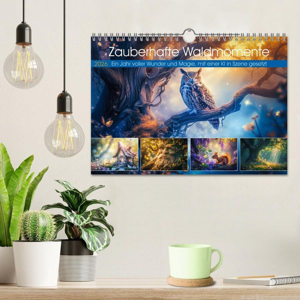 Produktbild: Zauberhafte Waldmomente (Wandkalender 2026 DIN A4 quer), CALVENDO Monatskalender