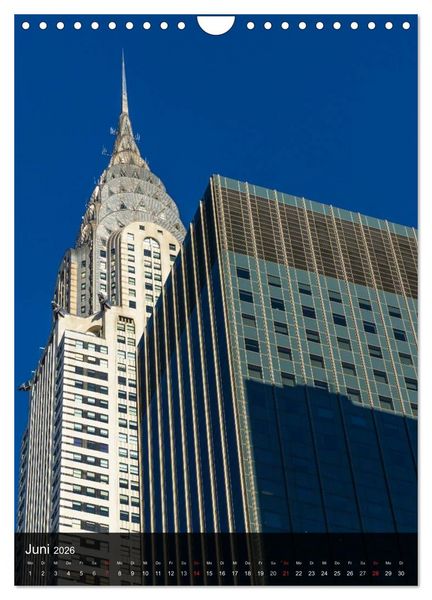 Produktbild: New York Wolkenkratzer (Wandkalender 2026 DIN A4 hoch), CALVENDO Monatskalender