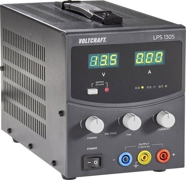 Produktbild: VOLTCRAFT LPS1305 Labornetzger&auml;t, einstellbar 0 - 30 V/DC 0 - 5 A 150 W Anzahl Ausg&auml;nge 1 x