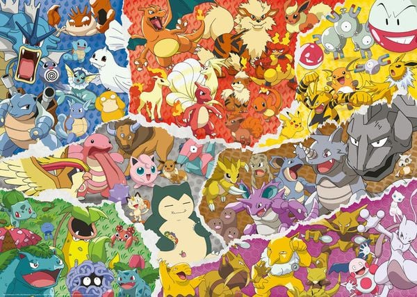 Ravensburger - Pokémon - Pokémon Abenteuer, 1000 Teile